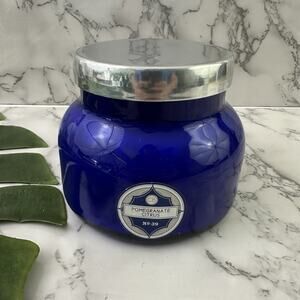 Capri Blue Jar Candle Pomegranate Citrus Scented New Unburned Large No 39
